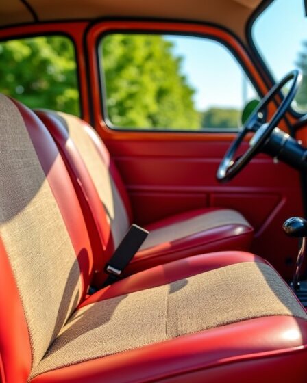 Restauration complète des sièges de votre Citroën 2CV : le guide indispensable